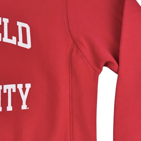 Fairfield University College Sweatshirt Sz S Red Crewneck Champion Reverse Weave - Picture 6 of 15